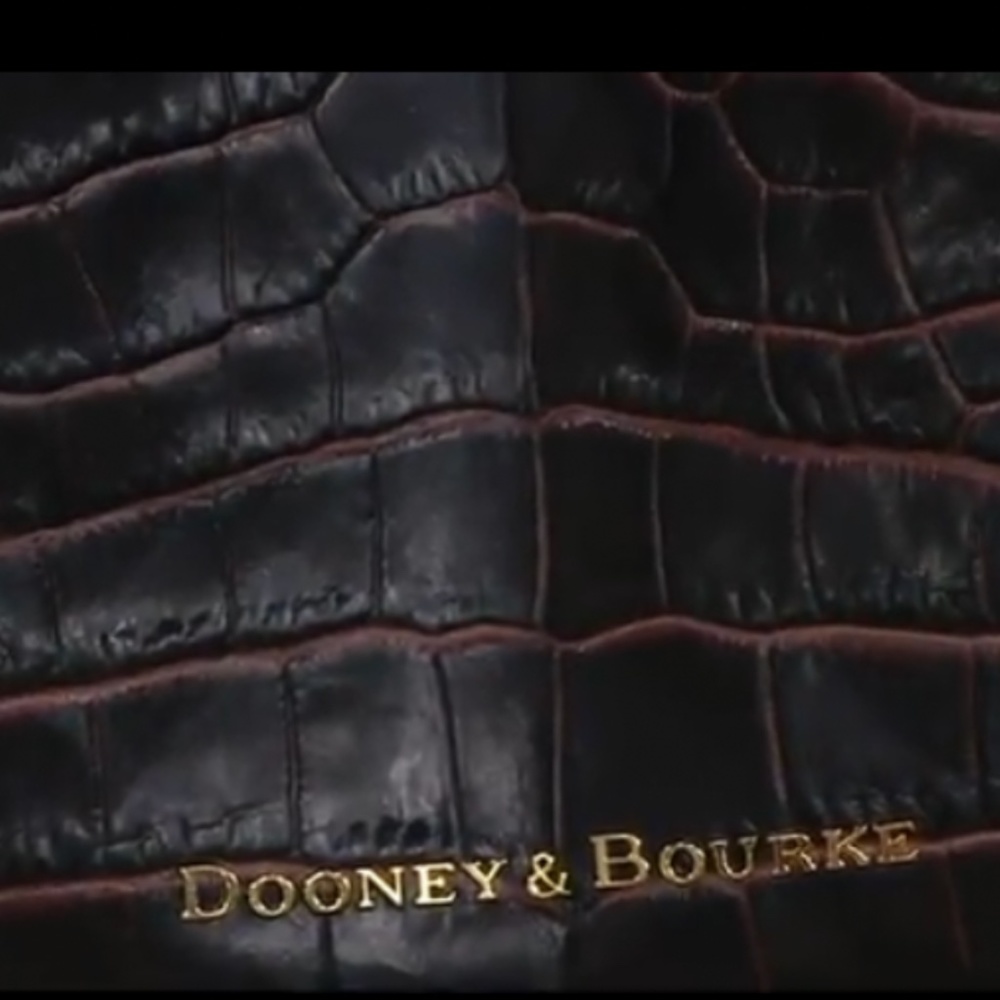Dooney & Bourke Satchel Croco Leather-Fair - Picture 7 of 13